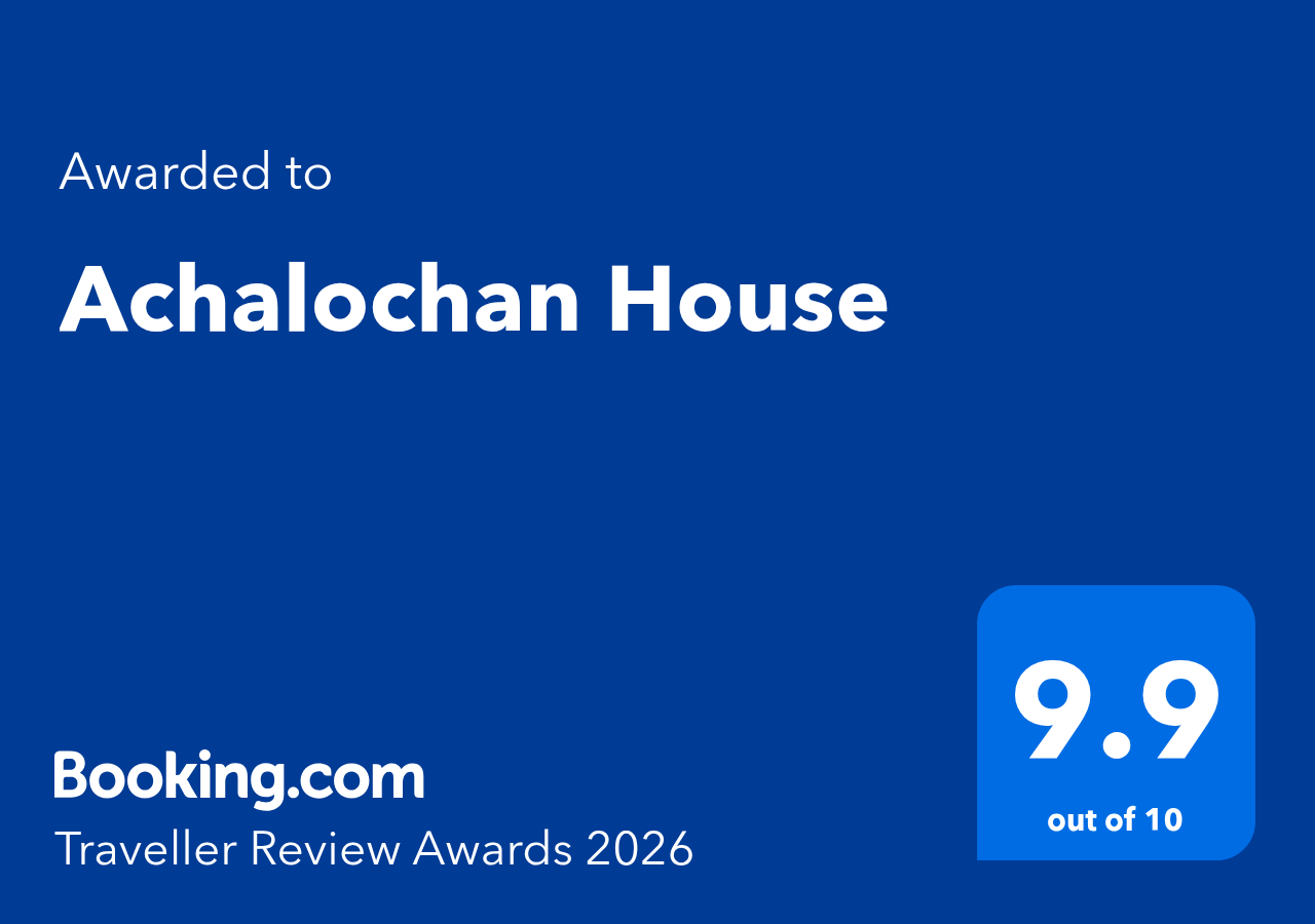 Achalochan House Booking.Com Traveller Awards 2026 9.9 Rating